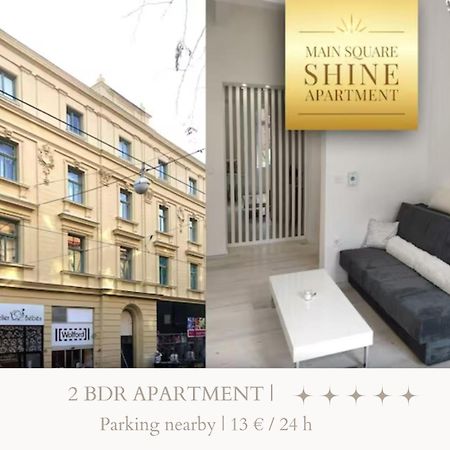 Luxurios And Historic Apartment "Shine" - Right On The Main Square Zagreb Buitenkant foto