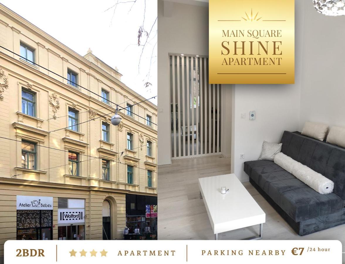 Luxurios And Historic Apartment "Shine" - Right On The Main Square Zagreb Buitenkant foto