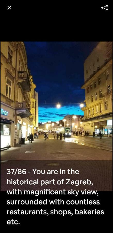 Luxurios And Historic Apartment "Shine" - Right On The Main Square Zagreb Buitenkant foto